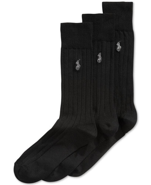 Men's Three-Pack Crew Socks