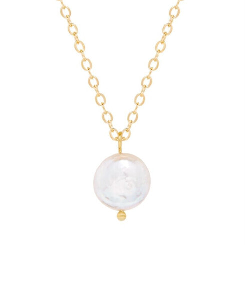 Lila Imitation Pearl Pendant Necklace