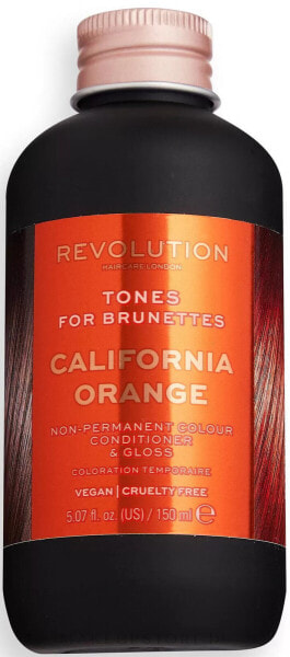 Haartönung für braunes Haar - Makeup Revolution Tones For Brunettes California Orange