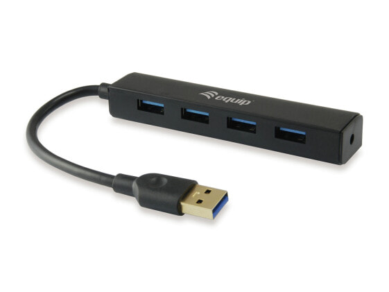 Equip 128953 - USB 3.2 Gen 1 (3.1 Gen 1) Type-A - USB 3.2 Gen 1 (3.1 Gen 1) Type-A - 5000 Mbit/s - Black - Plastic - USB
