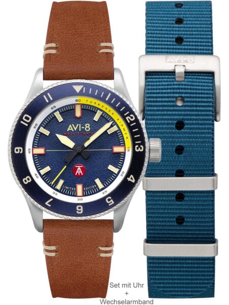 Наручные часы AVI-8 AV-4103-02 Tuskegee Airmen Limited Edition 40мм 5ATM