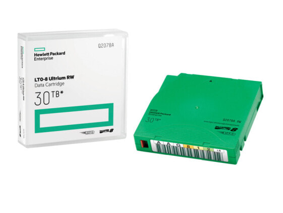 HP Q2078AH - Blank data tape - LTO - 30000 GB - 30 year(s) - 525 kbit/inch - White
