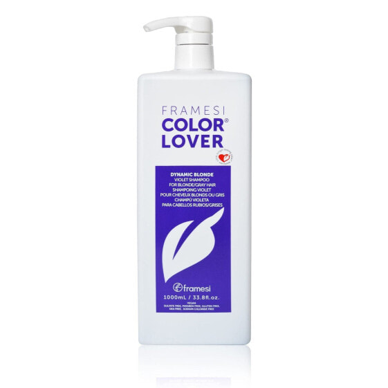 FRAMESI Color Lover Dynamic Blonde Purple Shampoo Sulfate Free Shampoo Color ...