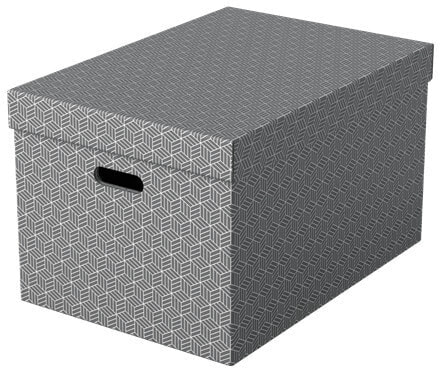 Esselte Leitz 628287 - Storage box - Grey - Rectangular - Cardboard - Pattern - Indoor