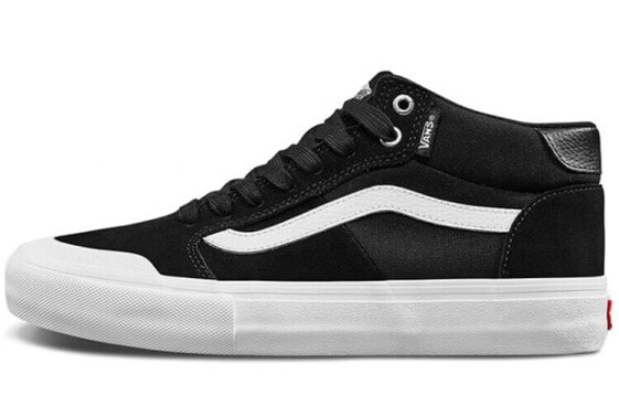 Vans Style 112 Mid Pro Skate 复古 中帮 板鞋 男女同款 黑白 / Кроссовки Vans Style 112 Mid Pro Skate VN0A3DOVY28