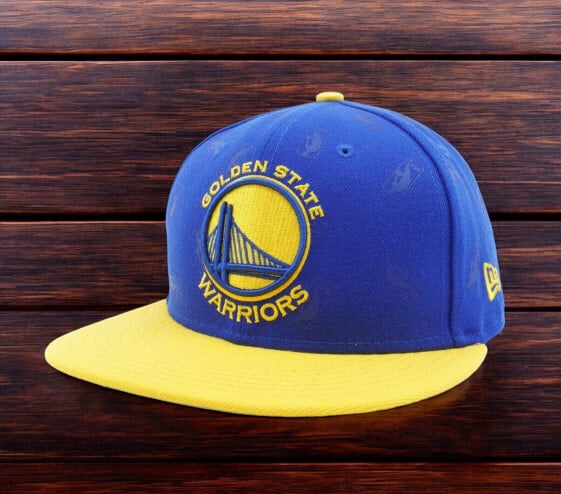 [11450464] Mens New Era NBA Golden State Warriors Rubber League 59Fifty Fitted