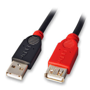 Lindy USB 2.0 Active Extension - 5 m - USB A - USB A - USB 2.0 - 480 Mbit/s - Black