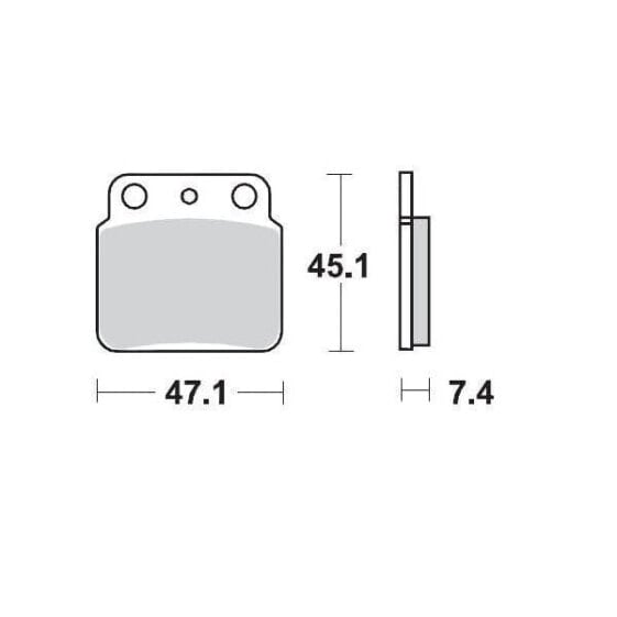 MOTO-MASTER Arctic Cat/Kawasaki/Suzuki/Yamaha 095211 Sintered Brake Pads