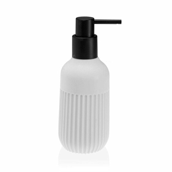 Дозатор мыла Versa Stria Белый Смола Пластик (6,5 x 18,5 x 6,5 cm)