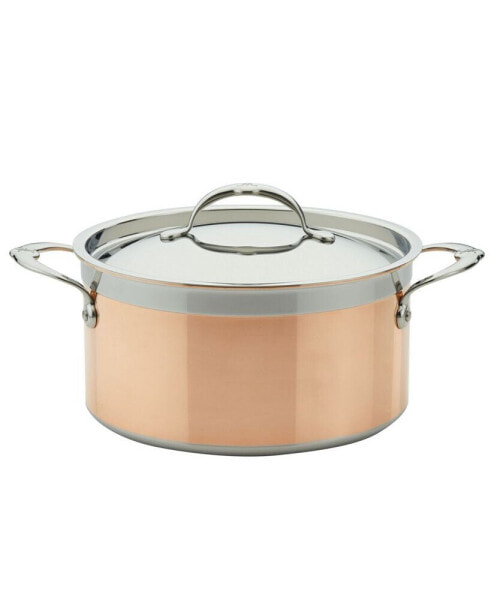 CopperBond Copper Induction 6-Quart Covered Stock Pot