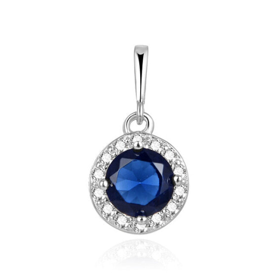 Luxury pendant with blue zircon AGH449