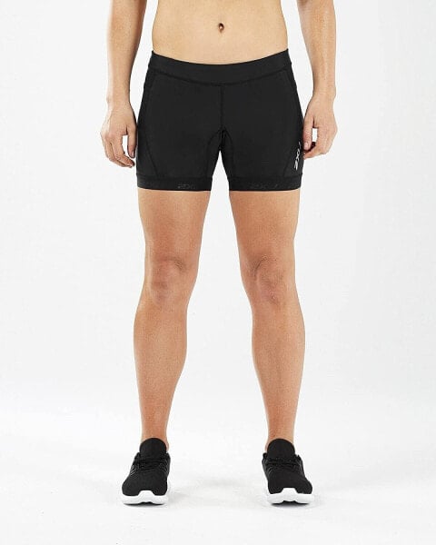 2xu Women's 238315 Active Tri Black Shorts Size XS