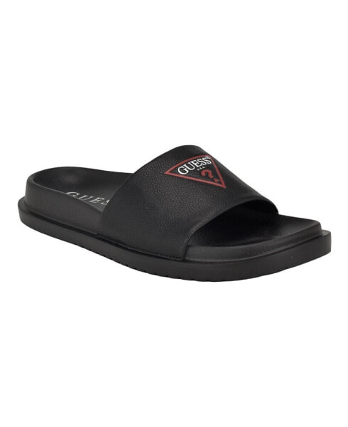 Men's Vumble Triangle Emblem Fashion Slide Sandal