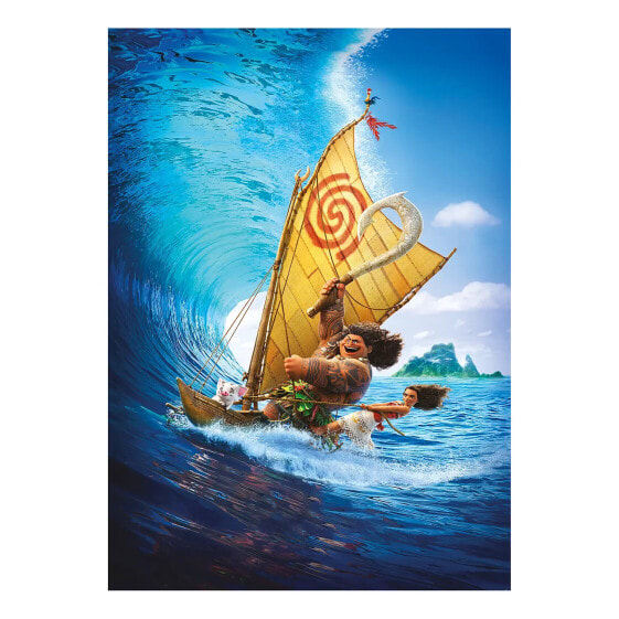 Настенный декор для детской Komar Fototapete Moana Ride the Wave