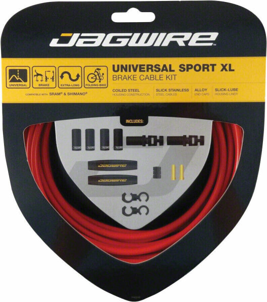 Тормозной набор Jagwire Universal Sport Brake XL, красный