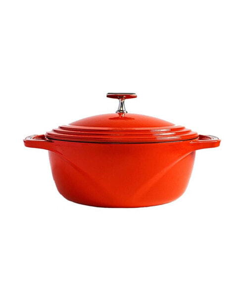 Lodge Enameled Cast Iron 4.5 Quart Dutch Oven