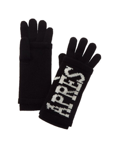 Hannah Rose Apres 3-In-1 Cashmere Gloves Women's Black