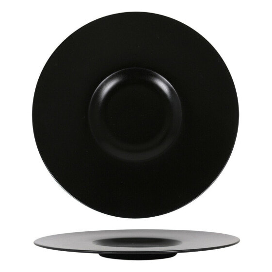 Плоская тарелка Neat Фарфор Чёрный (Ø 30 cm)