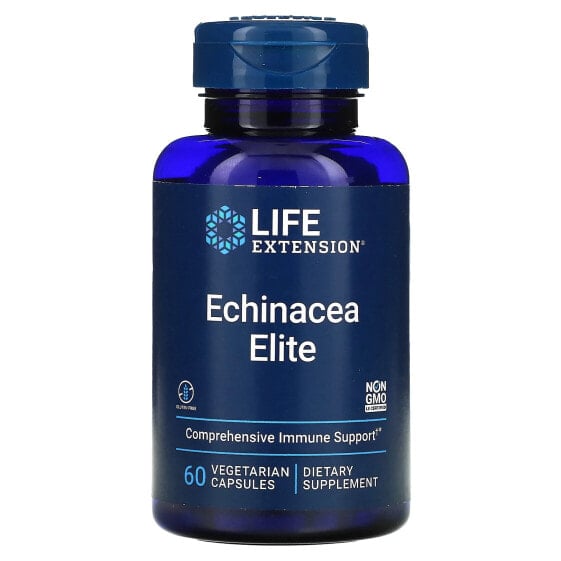 Травяные капсулы Life Extension Эхинацеи Elite, 60 штук