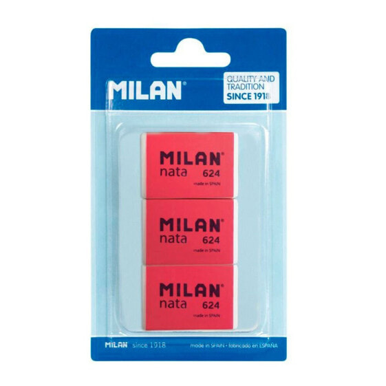 MILAN Blister 3 Rubber delete ,Nata 624