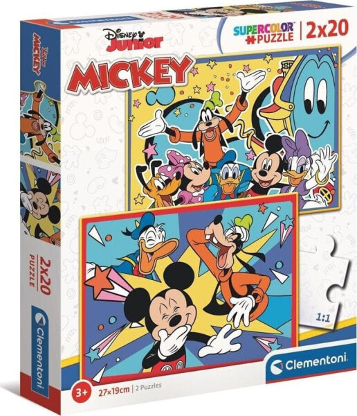 Clementoni Clementoni Puzzle 2x20el Mickey Mouse 24791