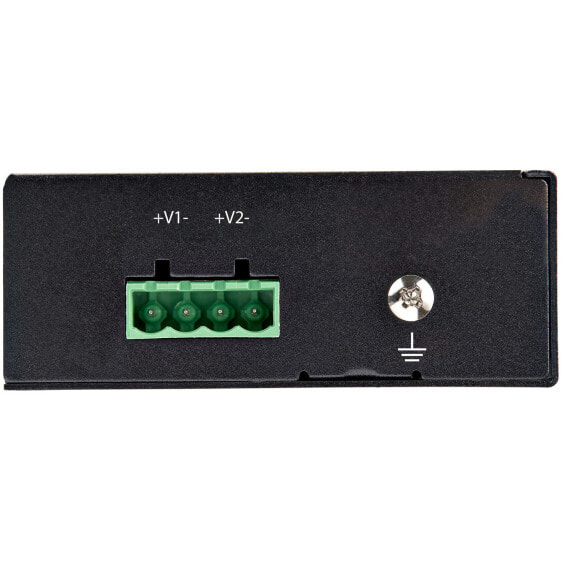 StarTech.com Industrial Gigabit PoE Injector - High Speed/High Power 90W - 802.3bt PoE++ 52V-56VDC DIN Rail UPoE/Ultra Power Over Ethernet Injector Adapter -40C to +75C Rugged - Network repeater - 100 m - 1000 Mbit/s - Microsemi PD69204 - 10,100,1000 Mbit/s - Full