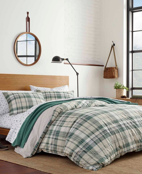 Timbers Plaid Duvet Set, King