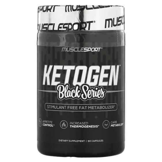Витамины и БАДы для похудения MuscleSport Black Series Ketogen, 90 капсул