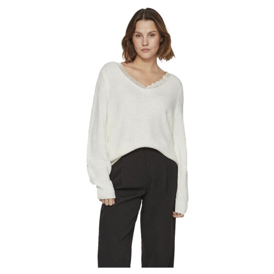 VILA Lou Rev V Neck Sweater