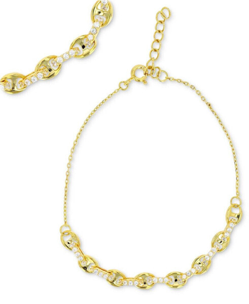 Браслет Macy's Cubic Zirconia Mariner Link Chains 14k