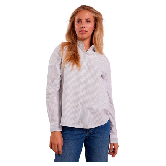 PIECES Irena Oxford Long Sleeve Shirt