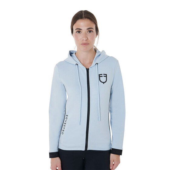 EQUESTRO Interlock full zip sweatshirt