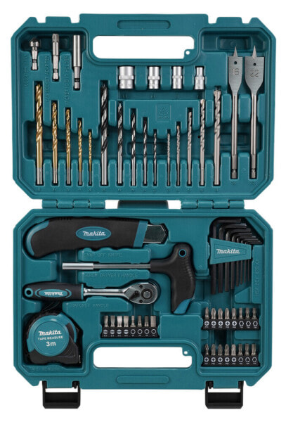 Makita Werkzeug-Set 60-teilig im Koffer E-15095