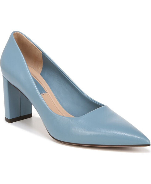 Giovanna Pointed Toe Block Heel Pumps