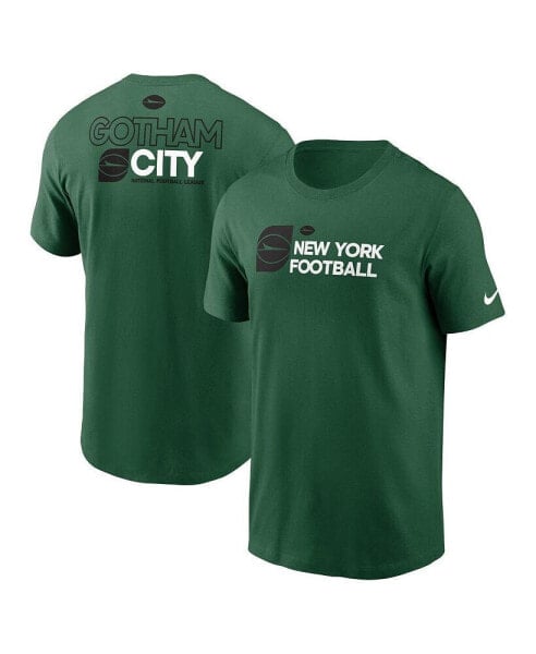 Men's Green New York Jets Outline T-Shirt