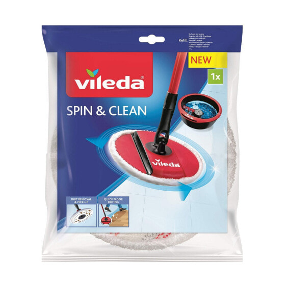 Насадка на швабру Vileda Spin & Clean микроволокна