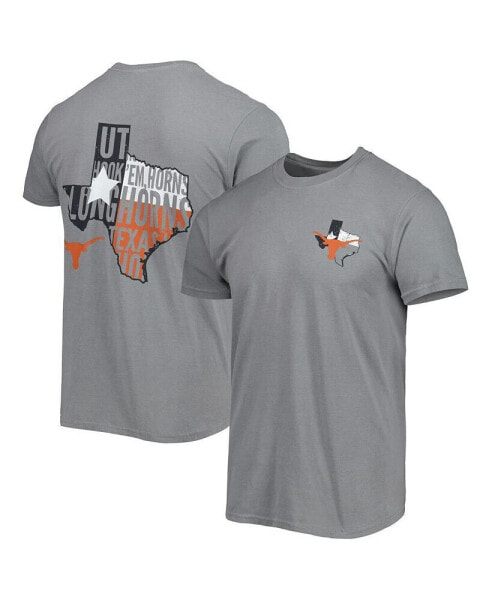 Men's Gray Texas Longhorns Hyperlocal State T-shirt