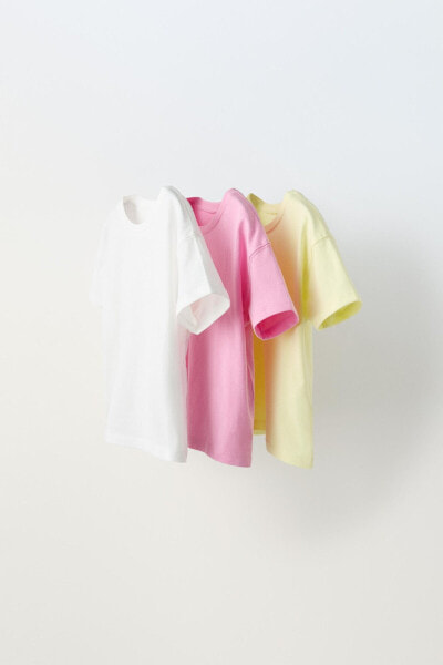 3-pack of plain t-shirts