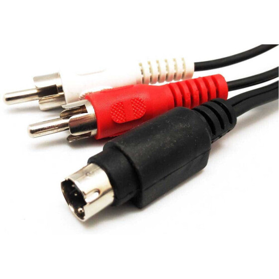 EUROCONNEX 3357 M/M Mini-DIN RCA adapter 1.5 m