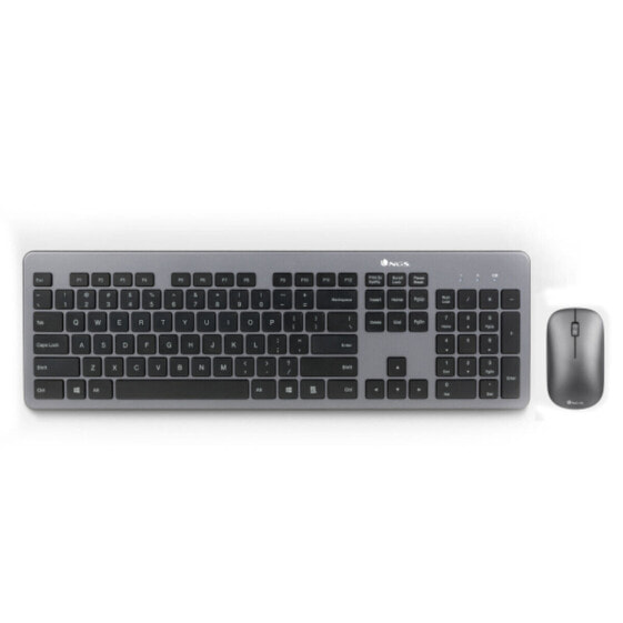 Mouse &amp; Keyboard NGS MATRIXKIT Black Grey Spanish Qwerty