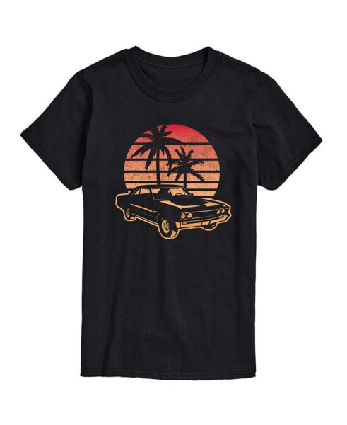 Men's Sunset Car Short Sleeve T-shirt