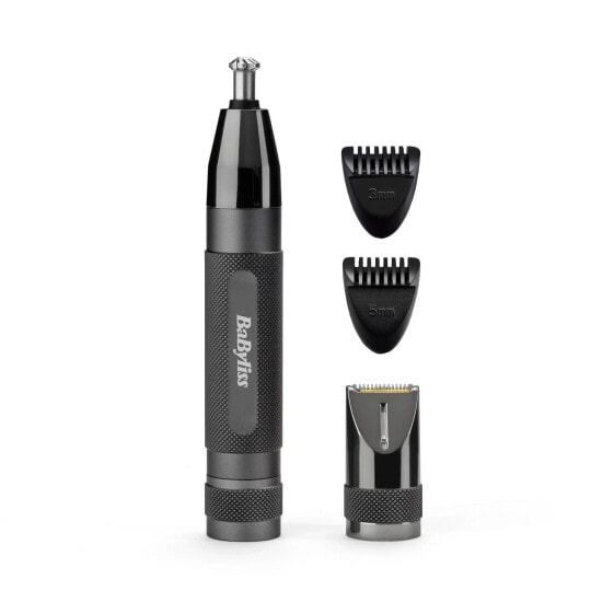 BaByliss Super-X Metal Nasen-, Ohren- & Augenbrauentrimmer Black Edition