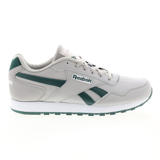Reebok Classic Harman Run Mens Gray Leather Lifestyle Sneakers Shoes