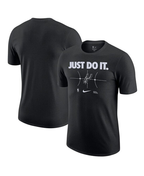 Men's Black San Antonio Spurs Just Do It T-shirt