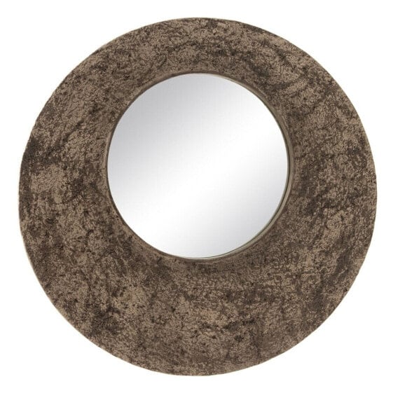 Настенное зеркало 91,4 x 2,5 x 91,4 cm Позолоченный Алюминий Деревянный MDF