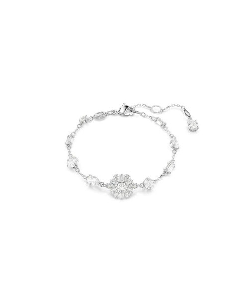 Snowflake White Rhodium Plated Idyllia Bracelet