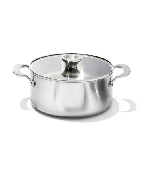 Mira Tri-Ply Stainless Steel 11" Stock Pot with Lid