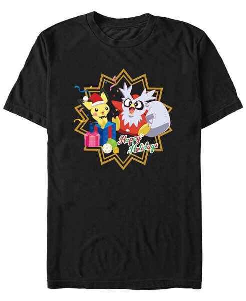 Men's Pokemon Holiday Party Short Sleeves T-shirt