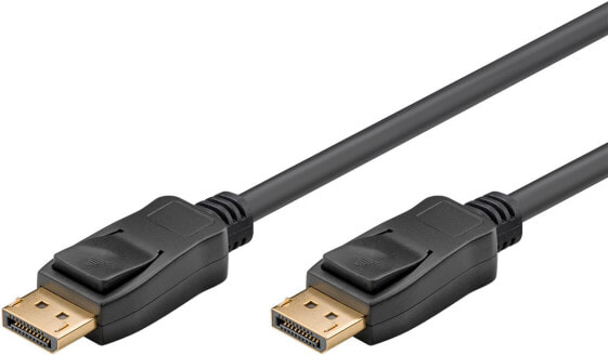 Wentronic Goobay 61699 DisplayPort-Kabel 5 m Schwarz - Cable - Digital/Display/Video