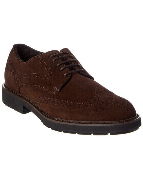 Tod’S Suede Derby Men's Brown 5.5